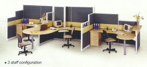 Partisi Kantor Uno 3 Staff