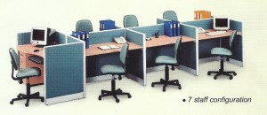 Partisi Kantor Uno 7 Staff