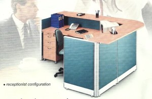 Partisi Kantor Uno Receptionist