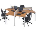 Partisi Kantor Modera 1 Series Konfigurasi 3 Orang