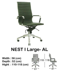 Kursi Director & Manager Indachi Nest I Large- Al