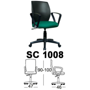 Kursi Staff & Sekretaris Chairman SC 1008