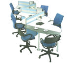 Partisi Kantor Modera 3 Series 4 Staff