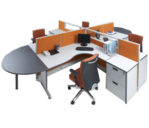 Partisi Kantor Modera 5 Series 4 Staff