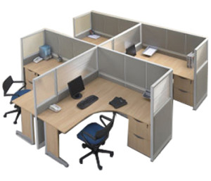 Partisi Kantor Modera 5 Series T 4 Staff