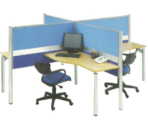 Partisi Kantor Modera 1 Series 4 Staff