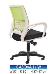 Kursi Kantor Indachi Casova I White