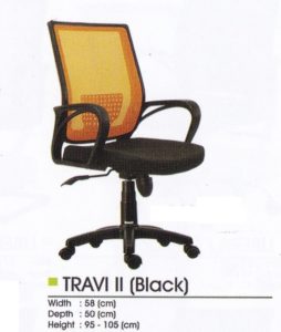 Kursi Kantor Donati Travi II Black 